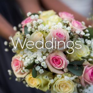 wedding flowers section by eden of chorley